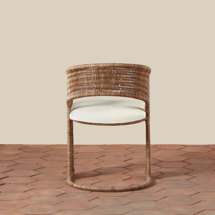 Handwoven Wicker Dining Chair