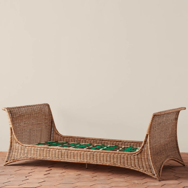 Natural Wicker Daybed