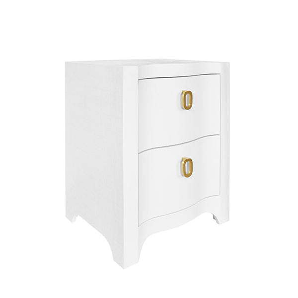 Helena Side Table - White Linen