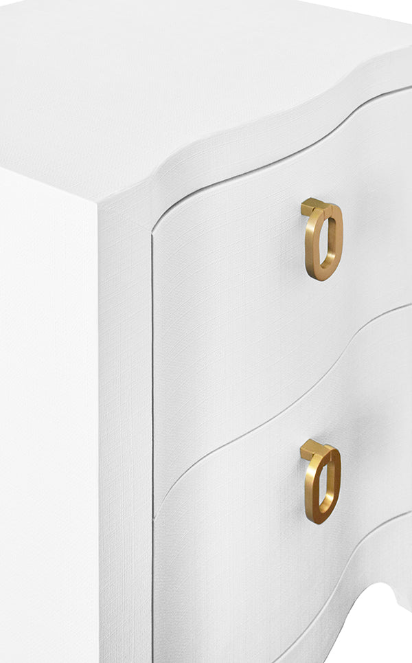 Helena Side Table - White Linen