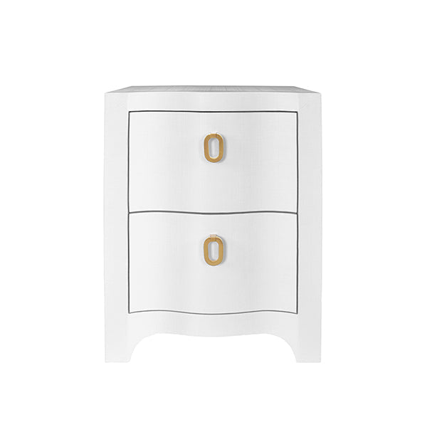 Helena Side Table - White Linen