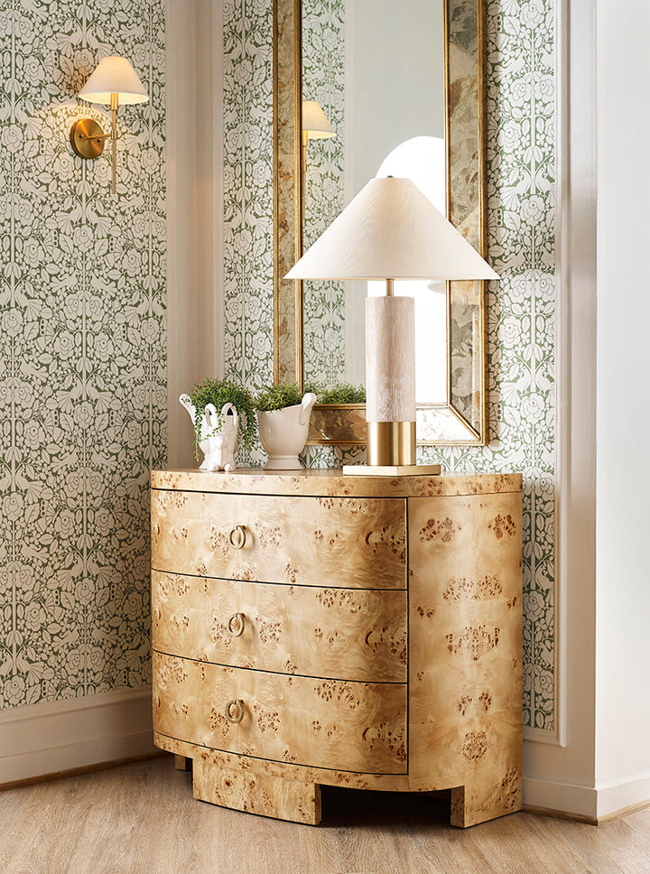 Dion Tall Mirror - Gold Leaf