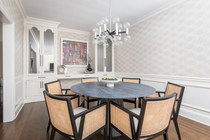 Hamilton Dining Table - Black Cerused Oak