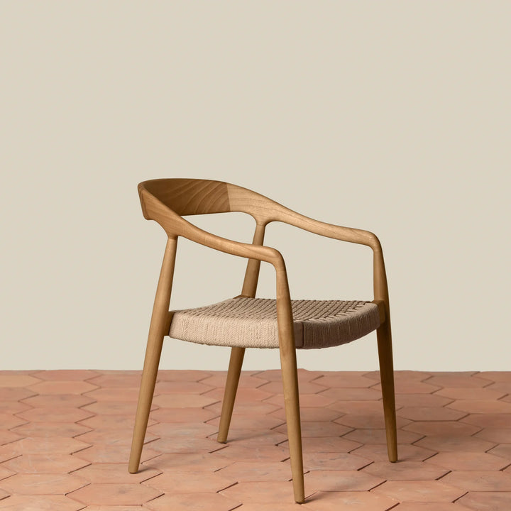 Woven Arm Chair - Oak