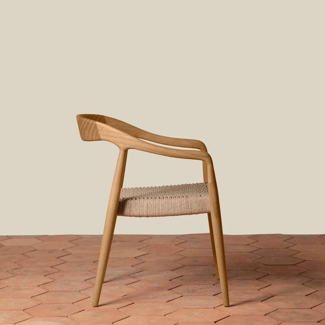 Woven Arm Chair - Oak