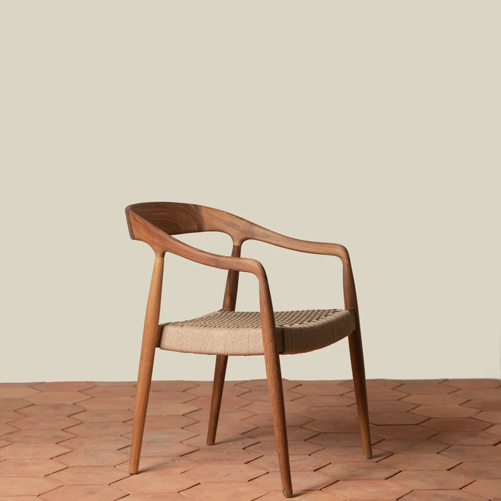 Woven Arm Chair - Teak