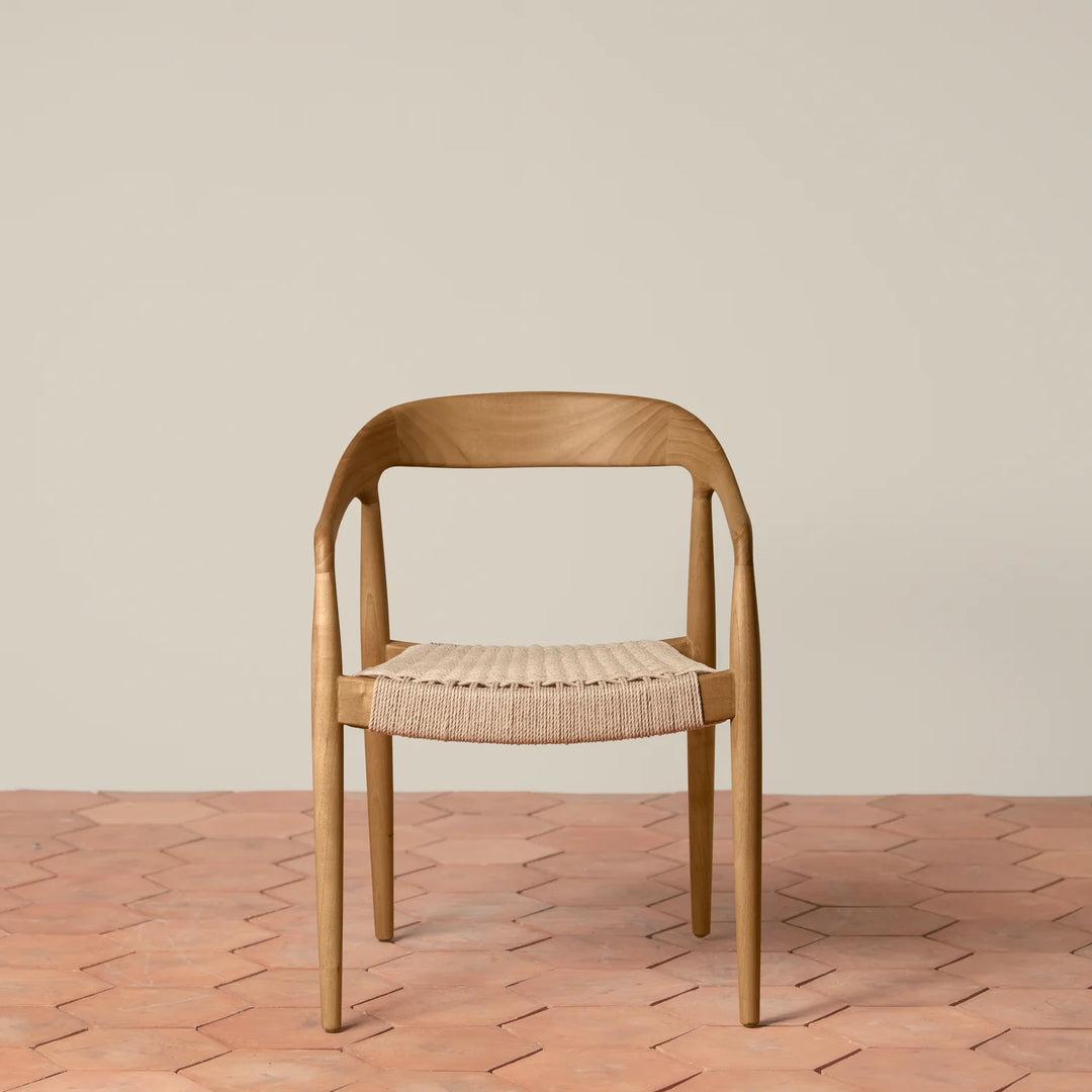 Woven Arm Chair - Oak