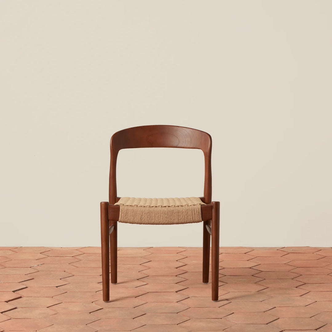 Woven Side Chair - Teak