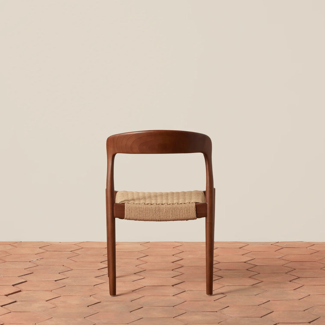 Woven Side Chair - Teak