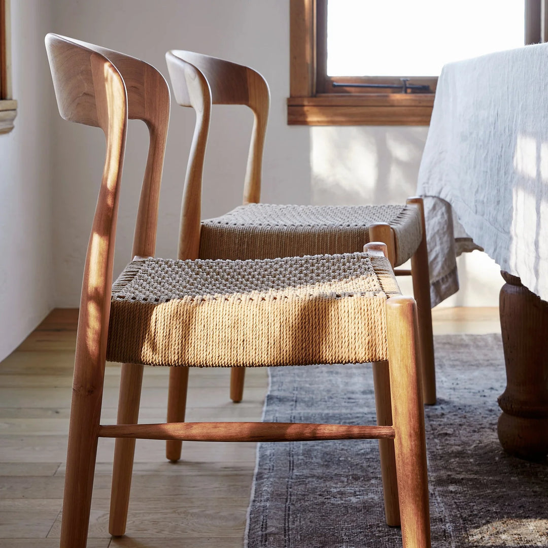 Woven Side Chair - Oak