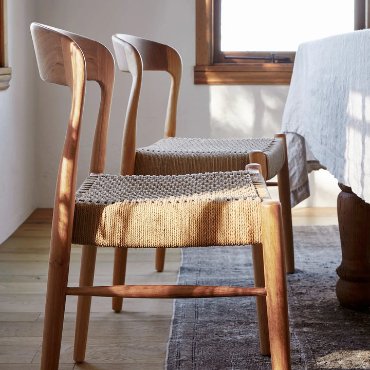Woven Side Chair - Oak