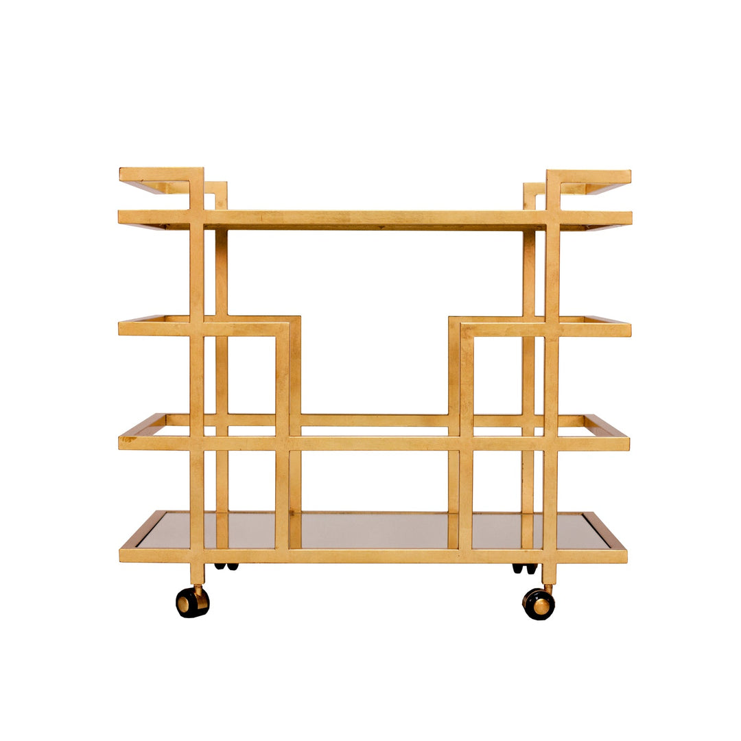 Ireland Bar Cart - Gold
