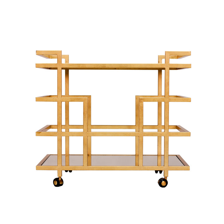Ireland Bar Cart - Gold