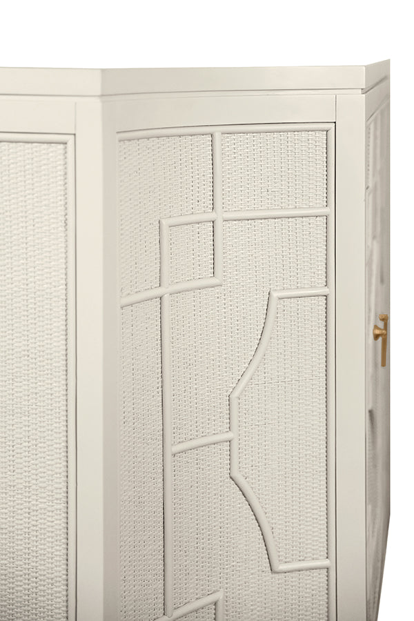 Isabel Cabinet  Antique White