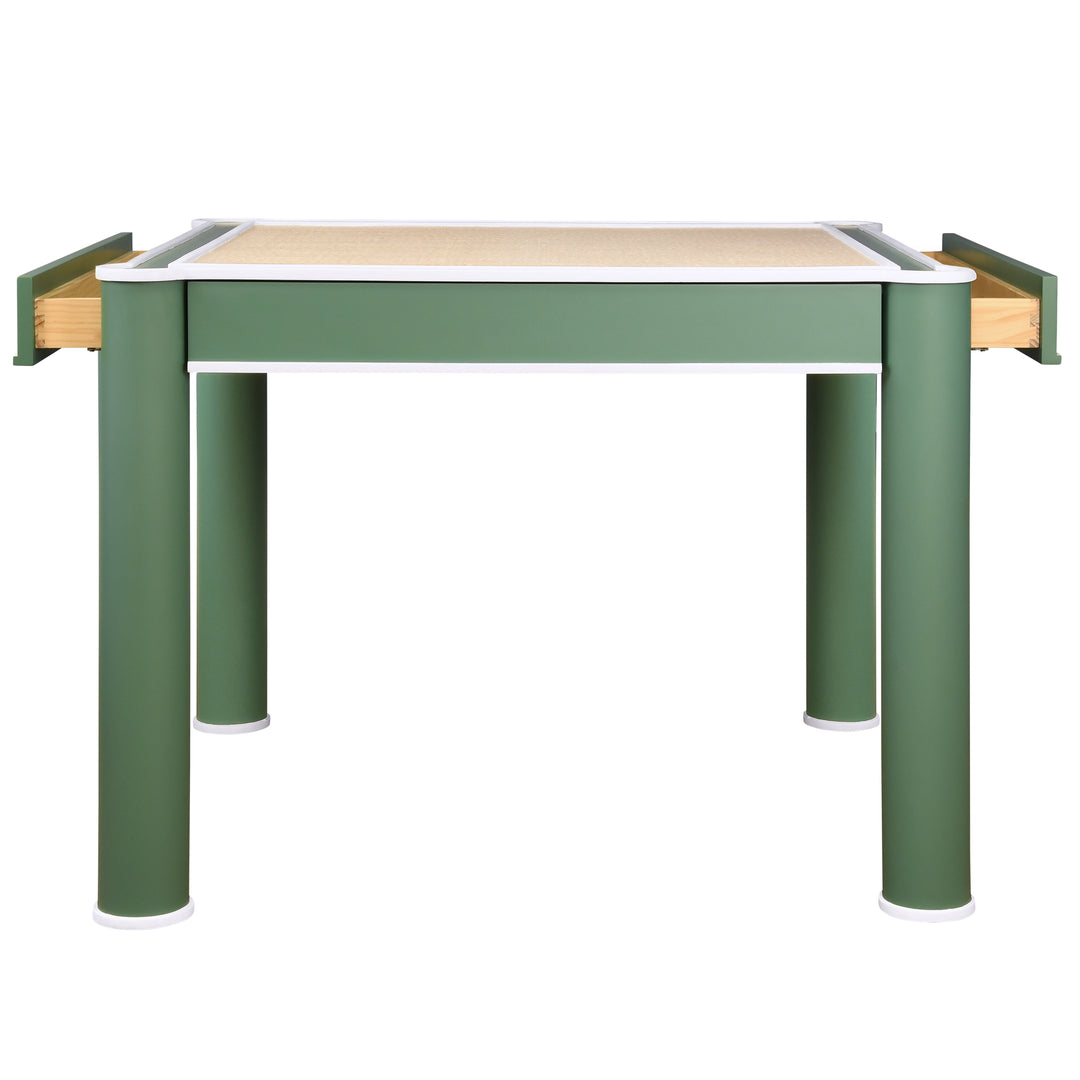 Collins Game Table Green Lacquer