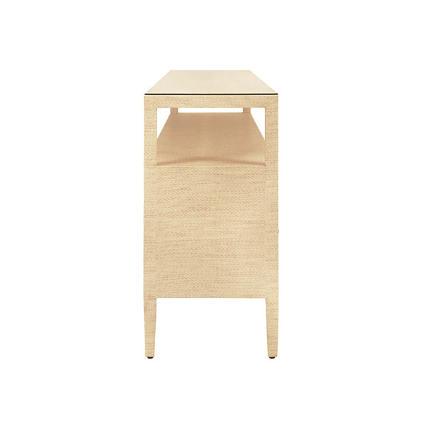 Jordan Console Natural Grasscloth