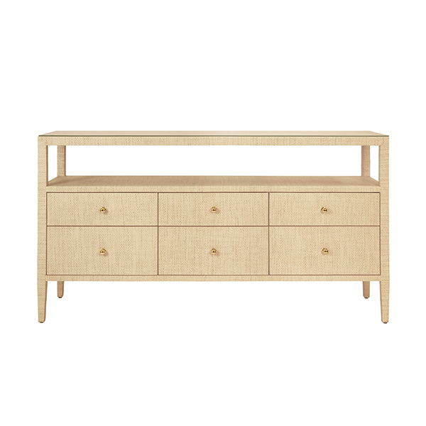 Jordan Console Natural Grasscloth