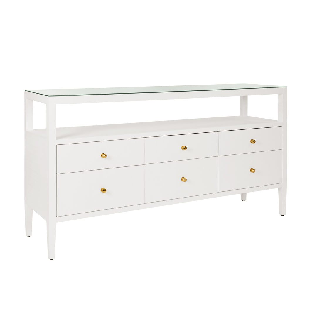 Jordan Console White Linen