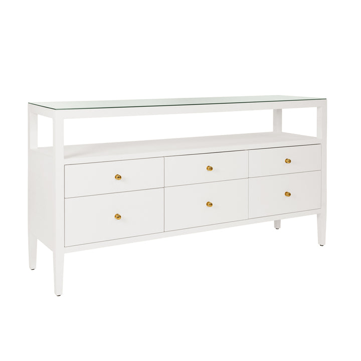 Jordan Console White Linen