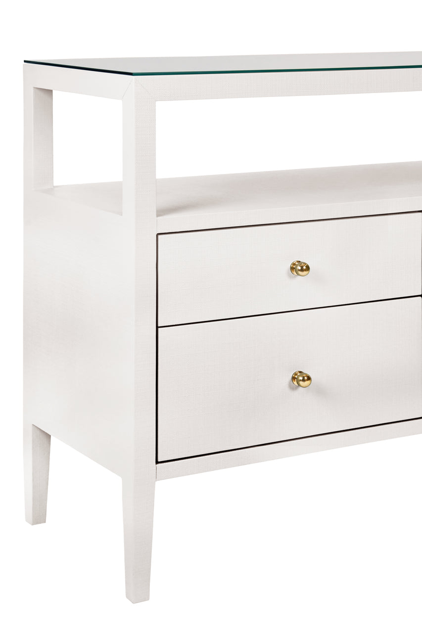 Jordan Console White Linen