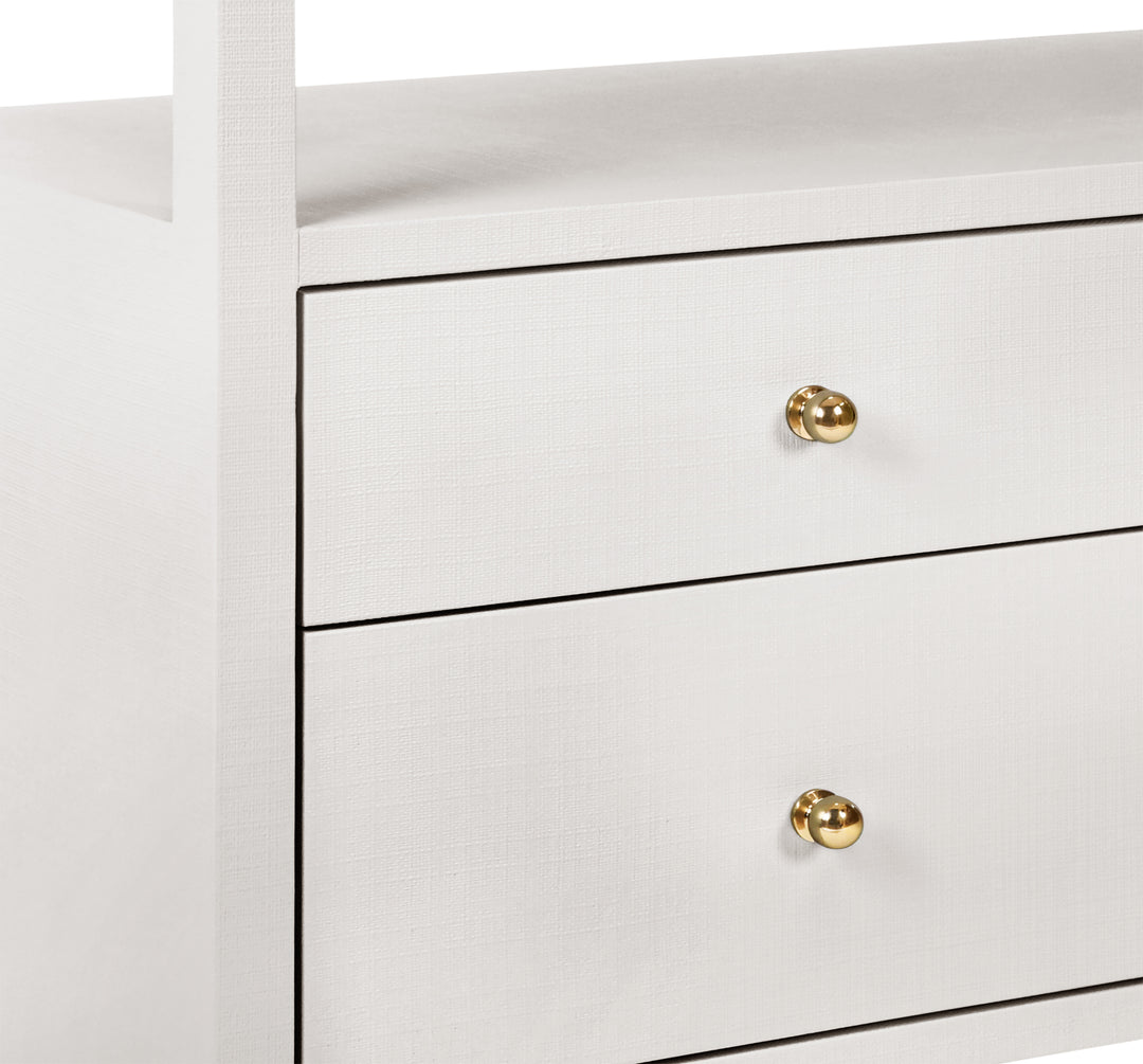 Jordan Console White Linen