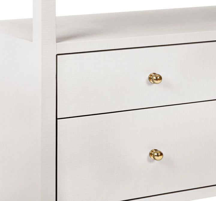 Jordan Console White Linen