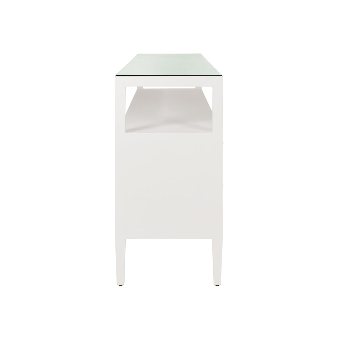 Jordan Console White Linen