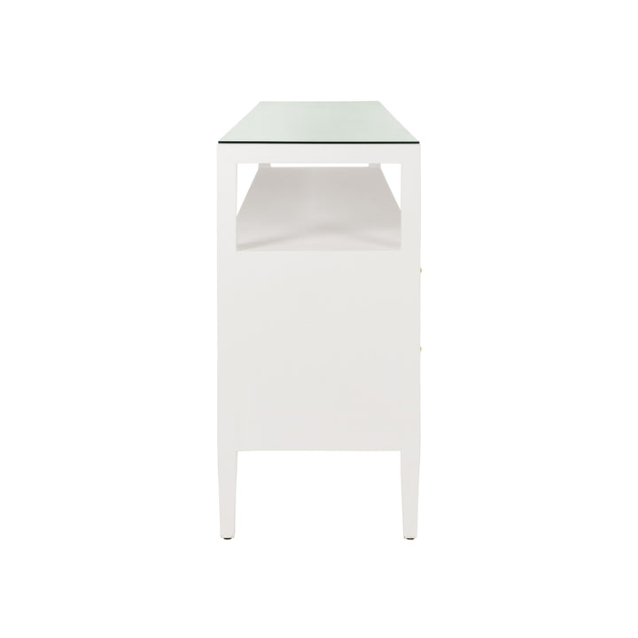 Jordan Console White Linen