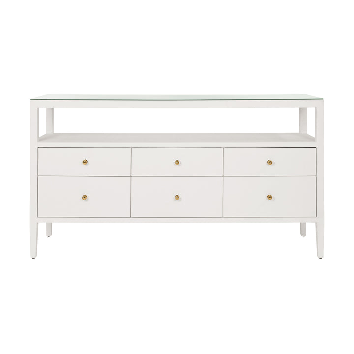 Jordan Console White Linen