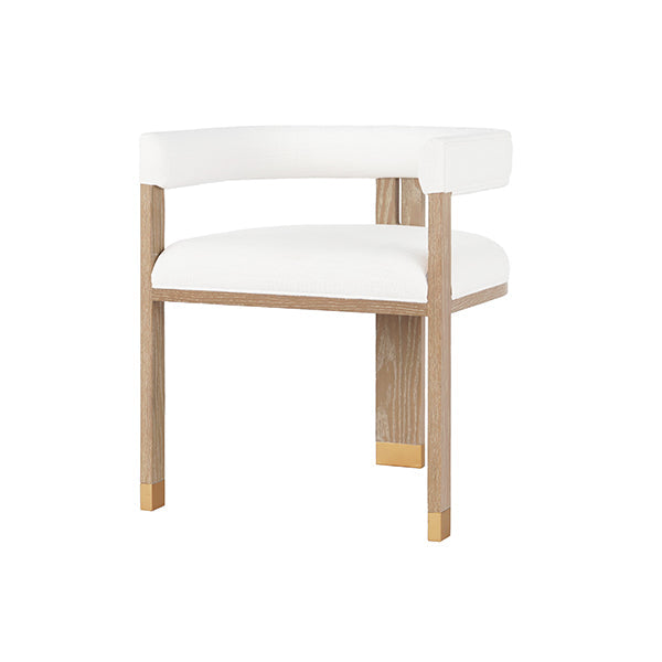 Jude Dining Chair - Cerused Oak