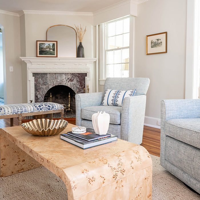 Newbury Coffee Table - Light Burl Wood