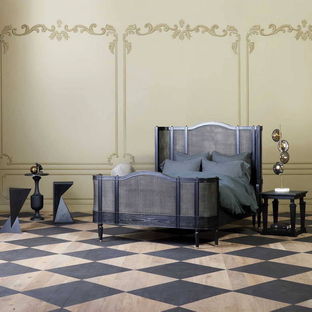 Josephine Blackened Oak Bed King