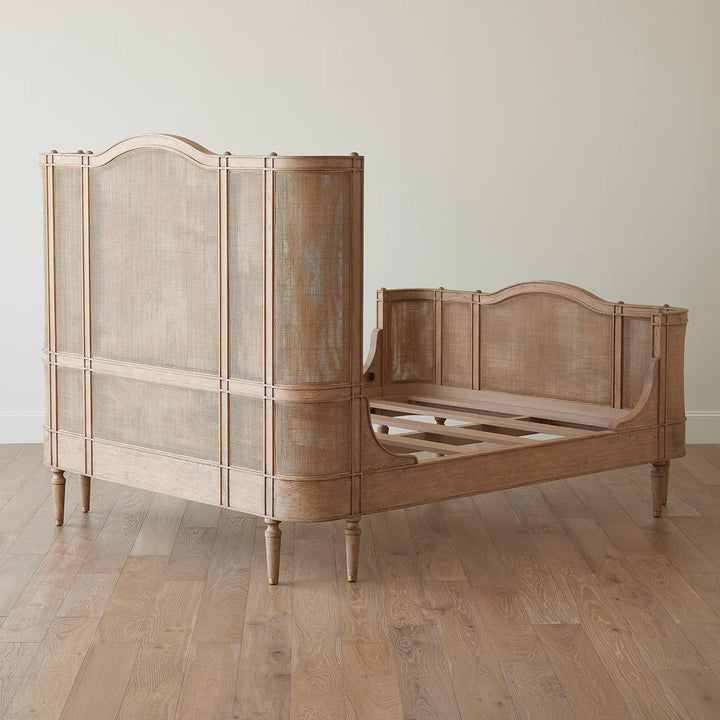 Josephine Bleached Oak Bed Queen
