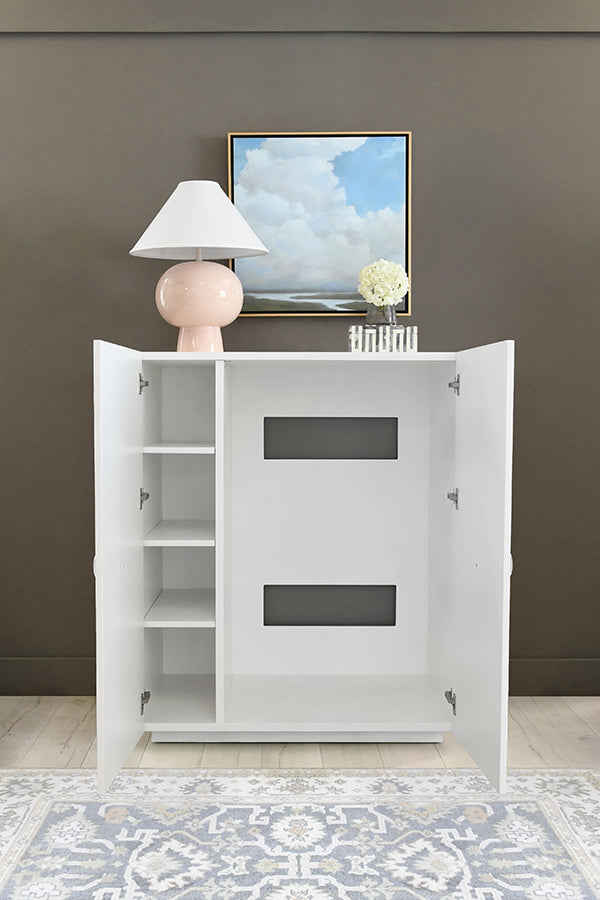 Justine Cabinet - White