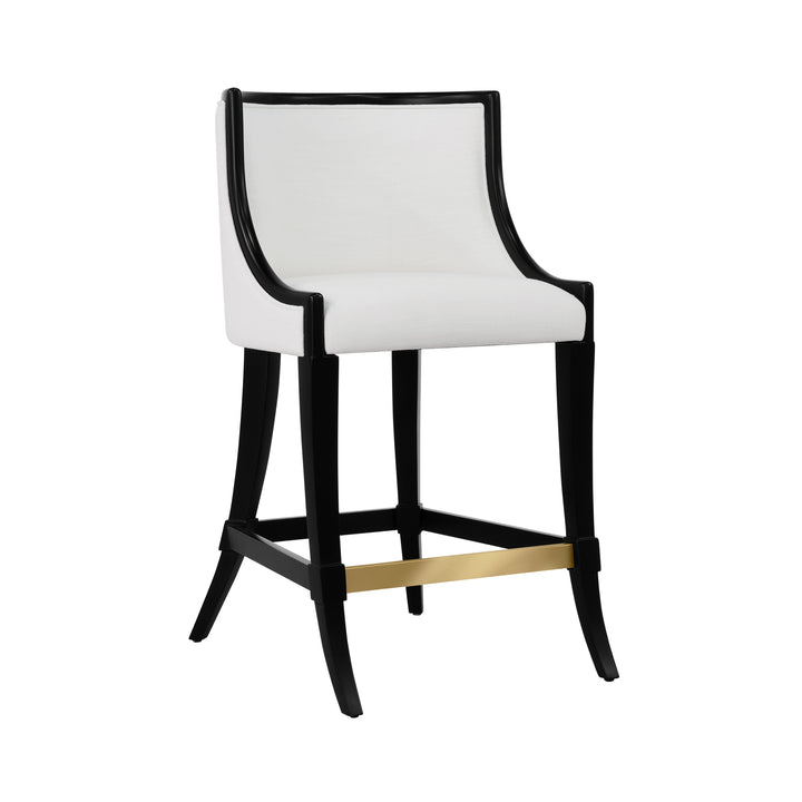 Keaton Counter Stool Black Lacquer