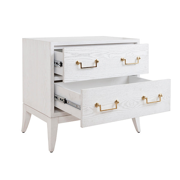 Kenna Side Table - White Washed Oak