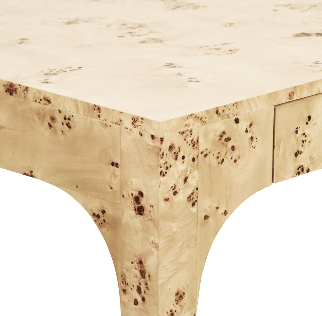 Kerry Game Table Burl Wood