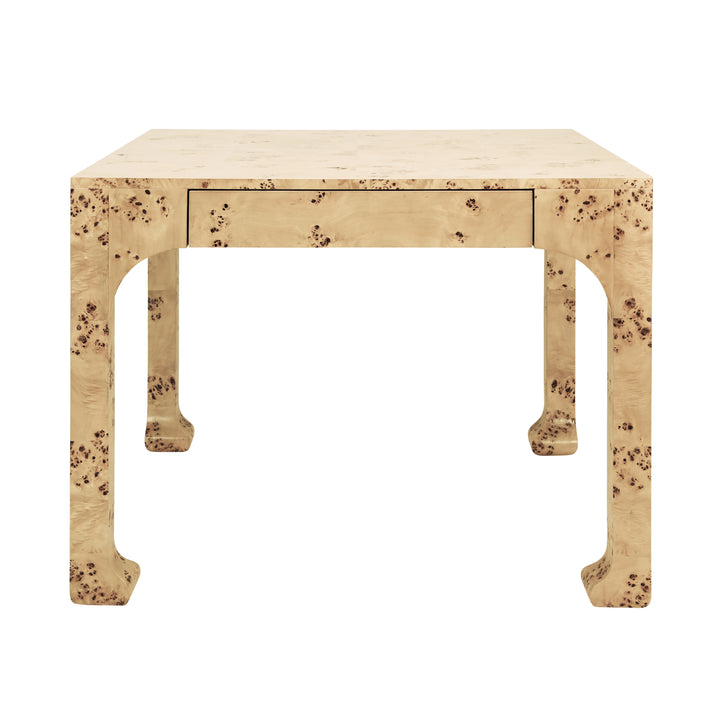 Kerry Game Table Burl Wood