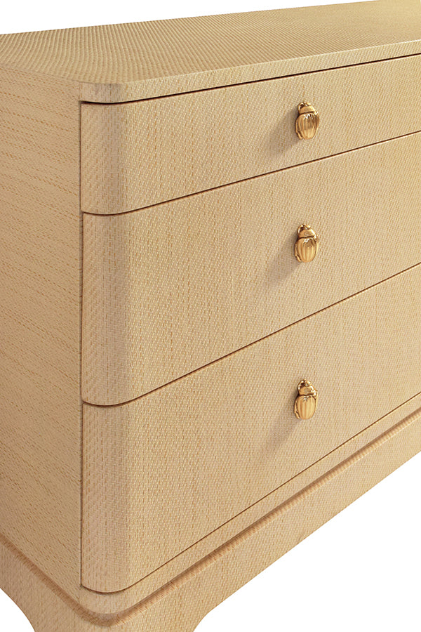 Kilmer Chest - Natural Grasscloth