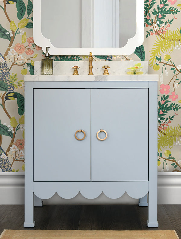 Kealey Bath Vanity - Light Blue