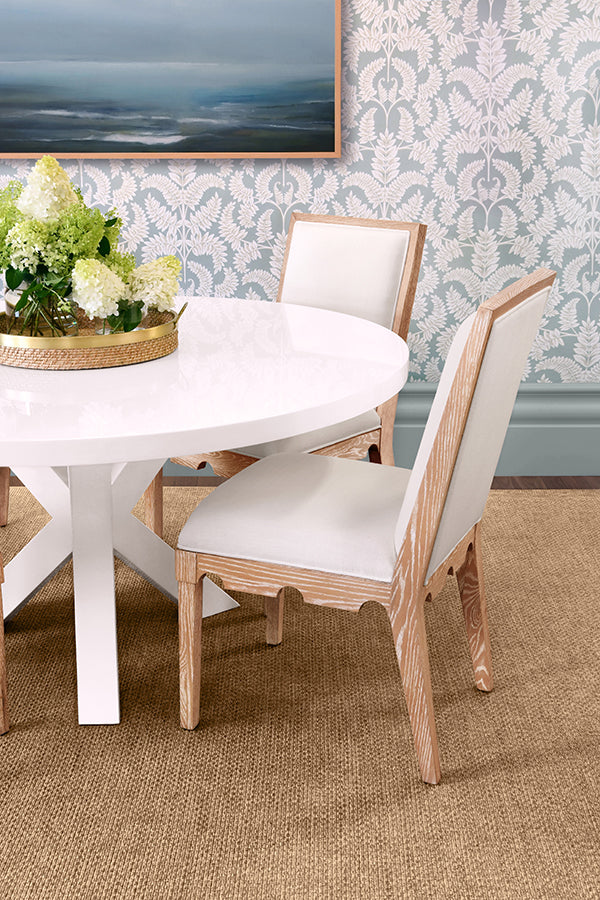 Lanister Dining Chair Cerused Oak