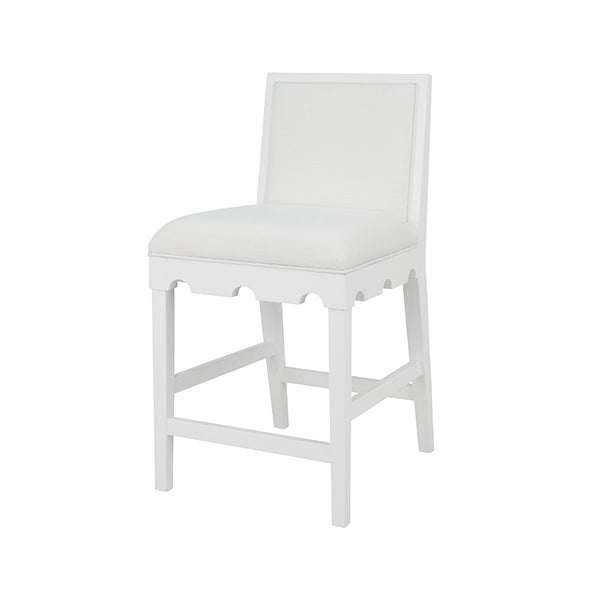 Lanister Counter Stool - White Lacquer