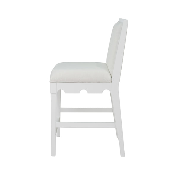 Lanister Counter Stool - White Lacquer