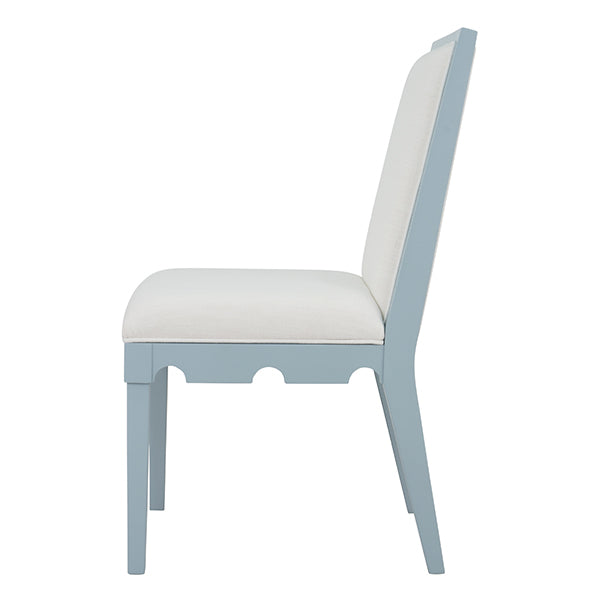 Lanister Dining Chair Matte Light Blue Lacquer
