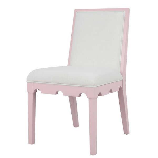 Lanister Dining Chair Matte Pink Lacquer