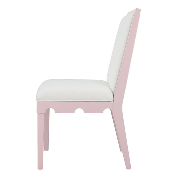 Lanister Dining Chair Matte Pink Lacquer