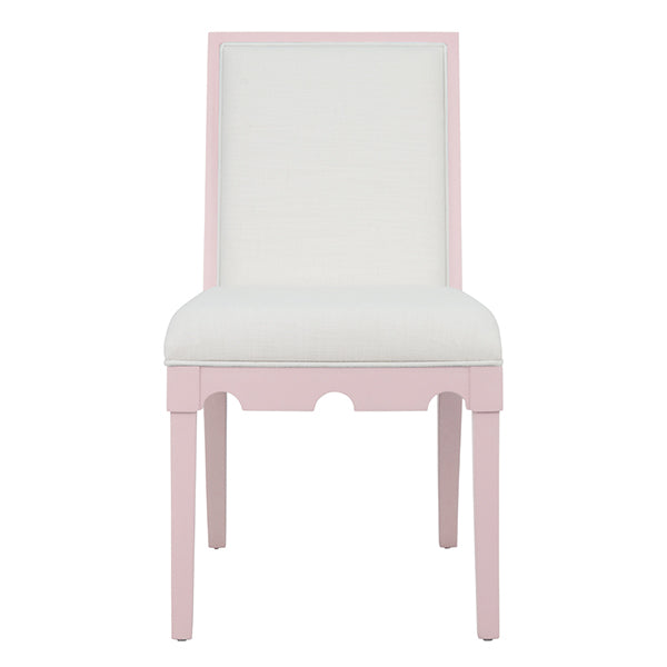 Lanister Dining Chair Matte Pink Lacquer