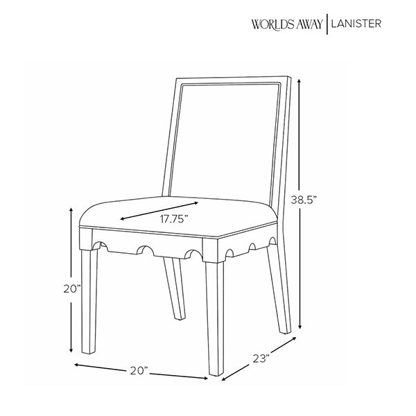 Lanister Dining Chair Matte Pink Lacquer