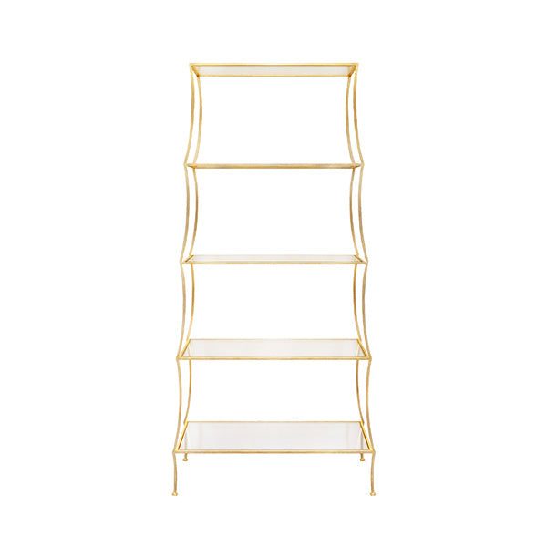 Liana Etagere -Gold Leaf