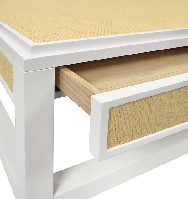 Locklin Coffee Table - White Lacquer
